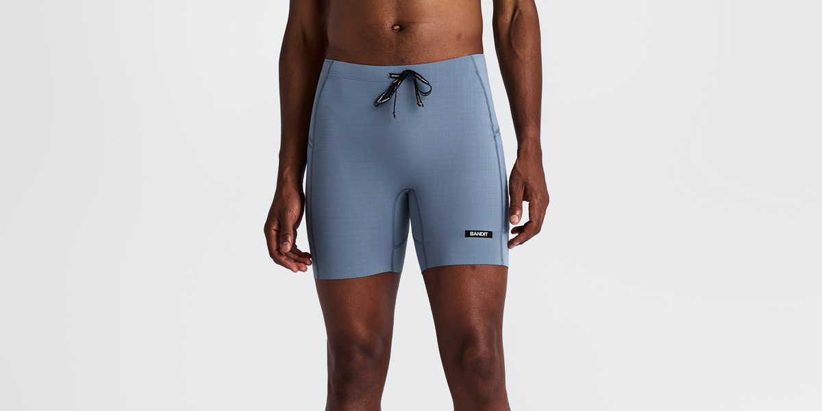 Men's Gridlock™ Quarter Tights - Steel Horizon