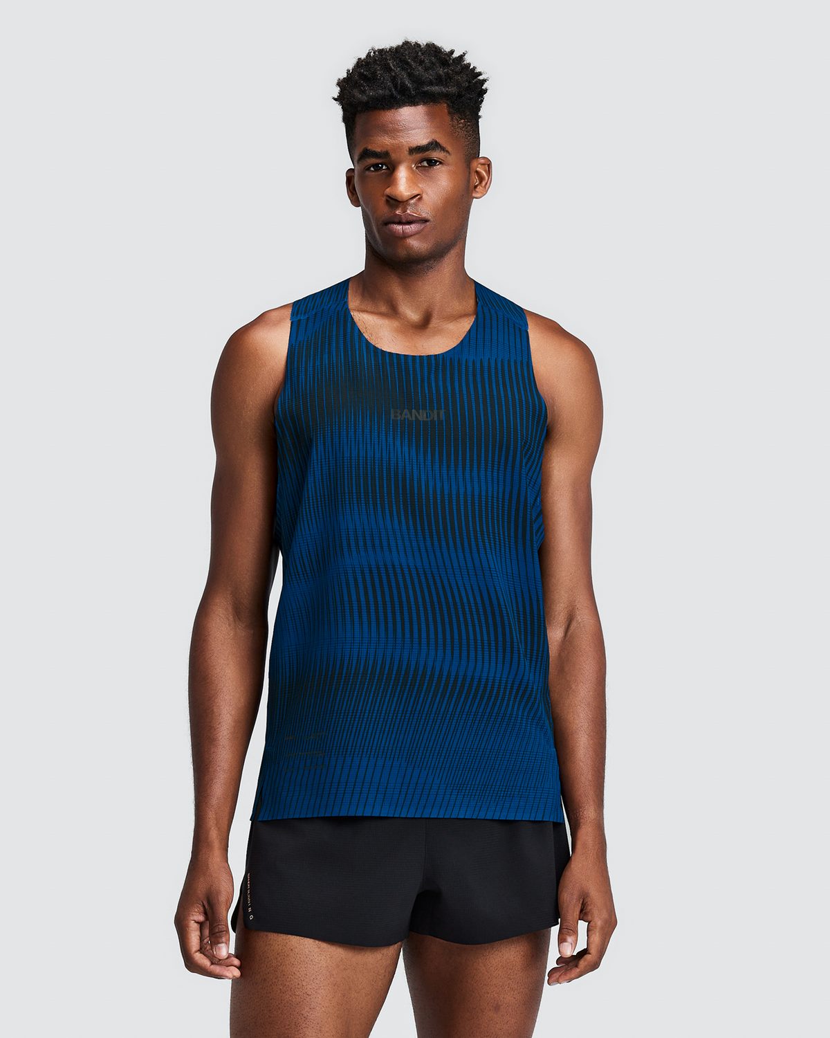 Men's CoolGrid™ Distance Singlet with Flopack™ - Bauhaus Blue