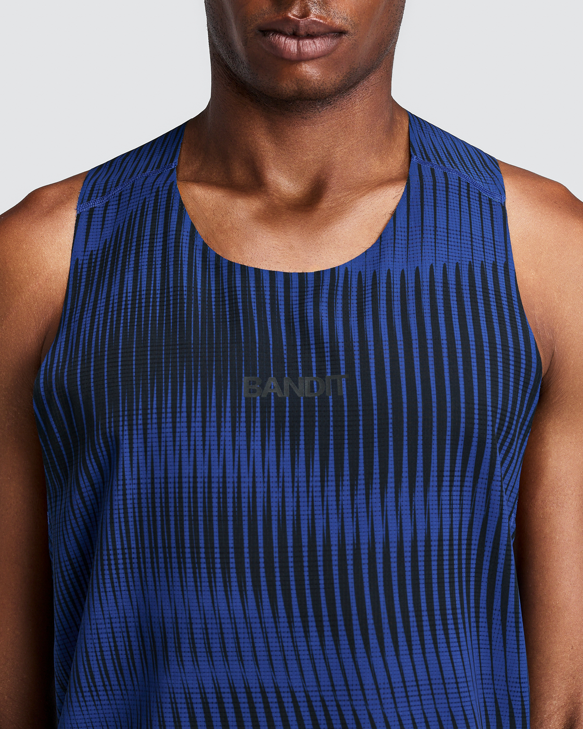 Men's CoolGrid™ Distance Singlet with Flopack™ - Bauhaus Blue