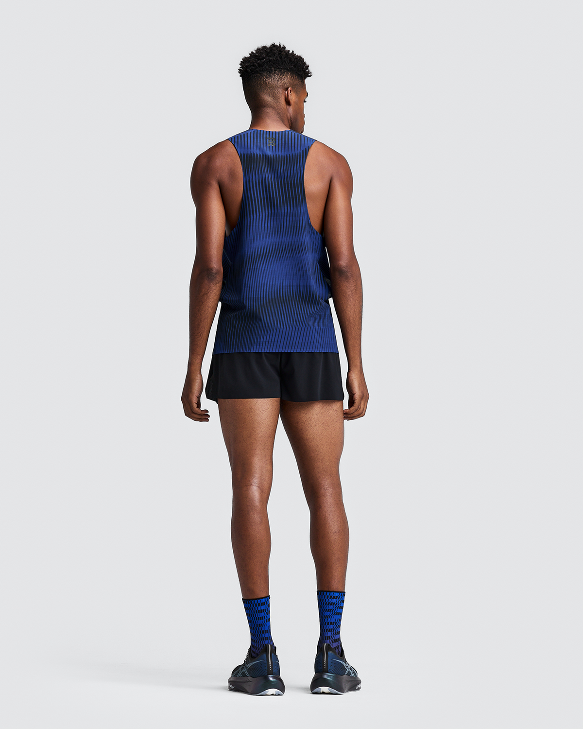 Men's CoolGrid™ Distance Singlet with Flopack™ - Bauhaus Blue