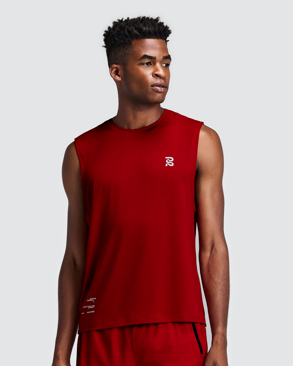 Men's Micromesh™ Run Tank - Oxide Red