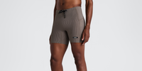 Thumbnail of Men's Striped Cadence™ Quarter Tights - Concrete Taupe / Cocoa