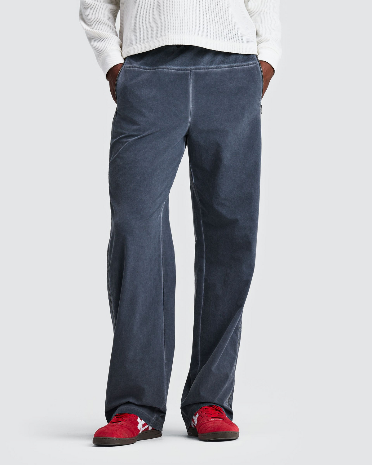 Unisex TerraStretch™ Relaxed Side Zip Pant - Black