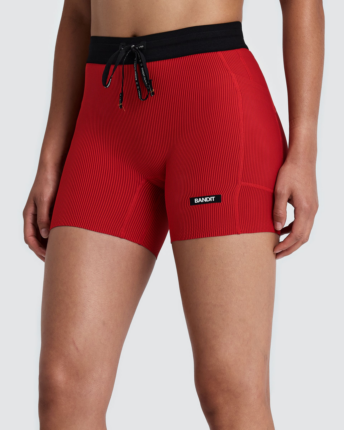 Women's Striped Cadence™ 5" Compression Shorts - Oxide Red / Signal Red