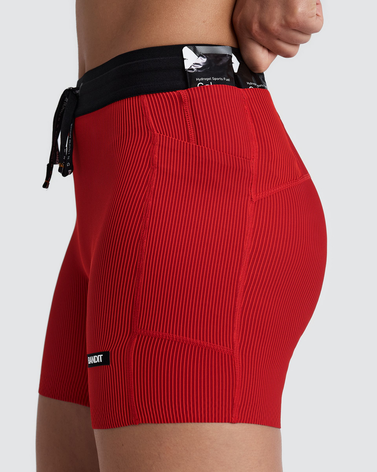 Women's Striped Cadence™ 5" Compression Shorts - Oxide Red / Signal Red