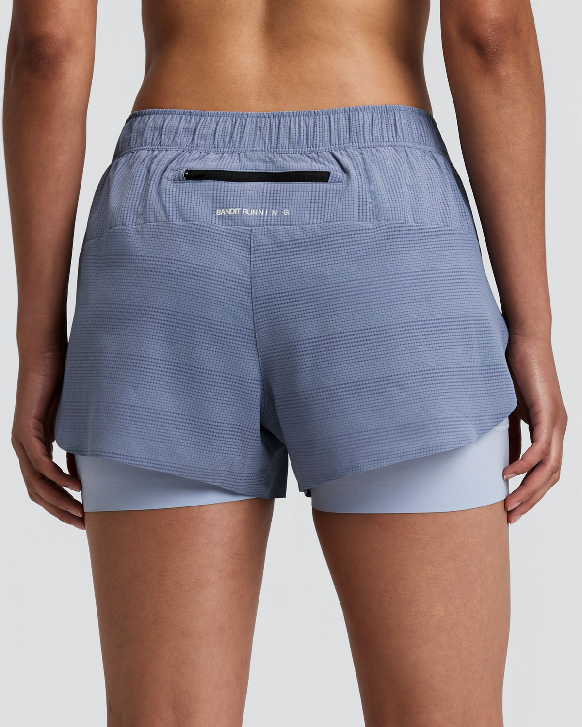 Women's CoolGrid™ 2-in-1 Run Shorts - Steel Horizon