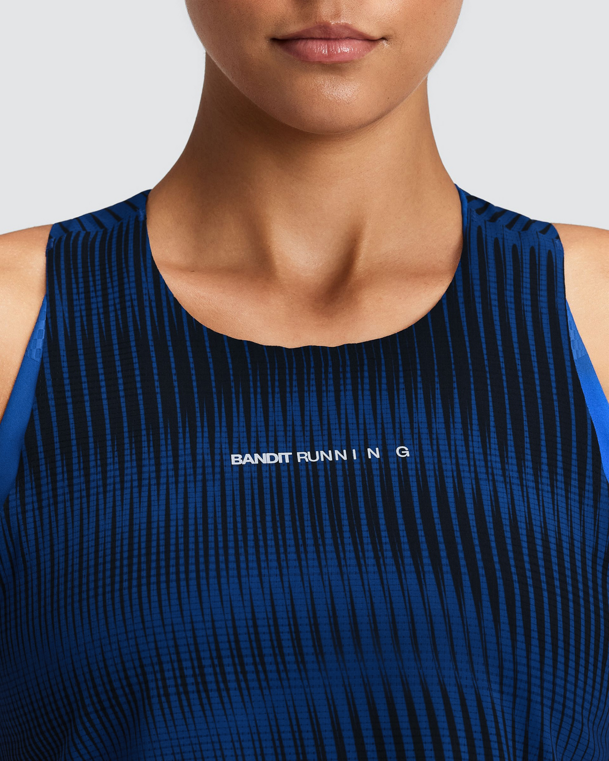 Women's CoolGrid™ Race Singlet - Bauhaus Blue
