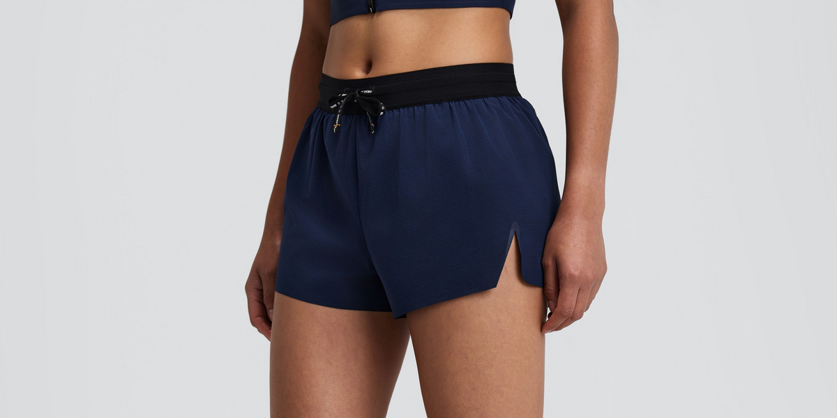 Women's RipSpeed™ 3" Split Shorts - NY Navy