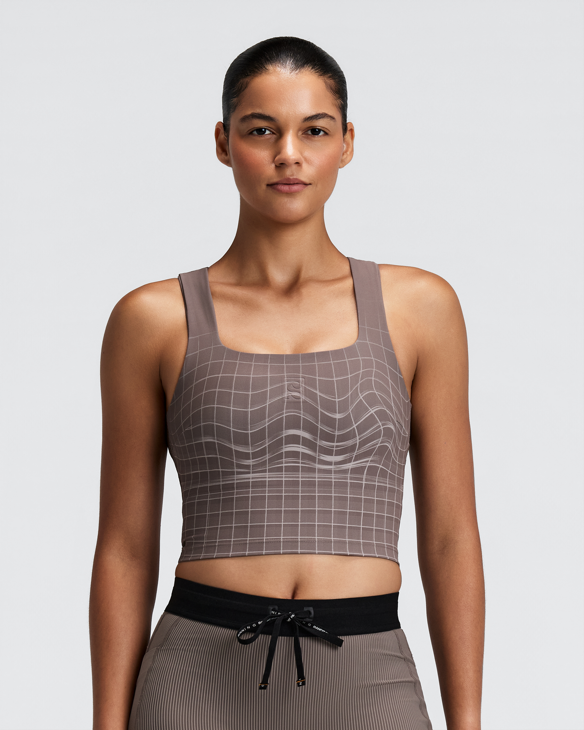 Women's Vanisher™ Square Neck Race Crop - Cocoa