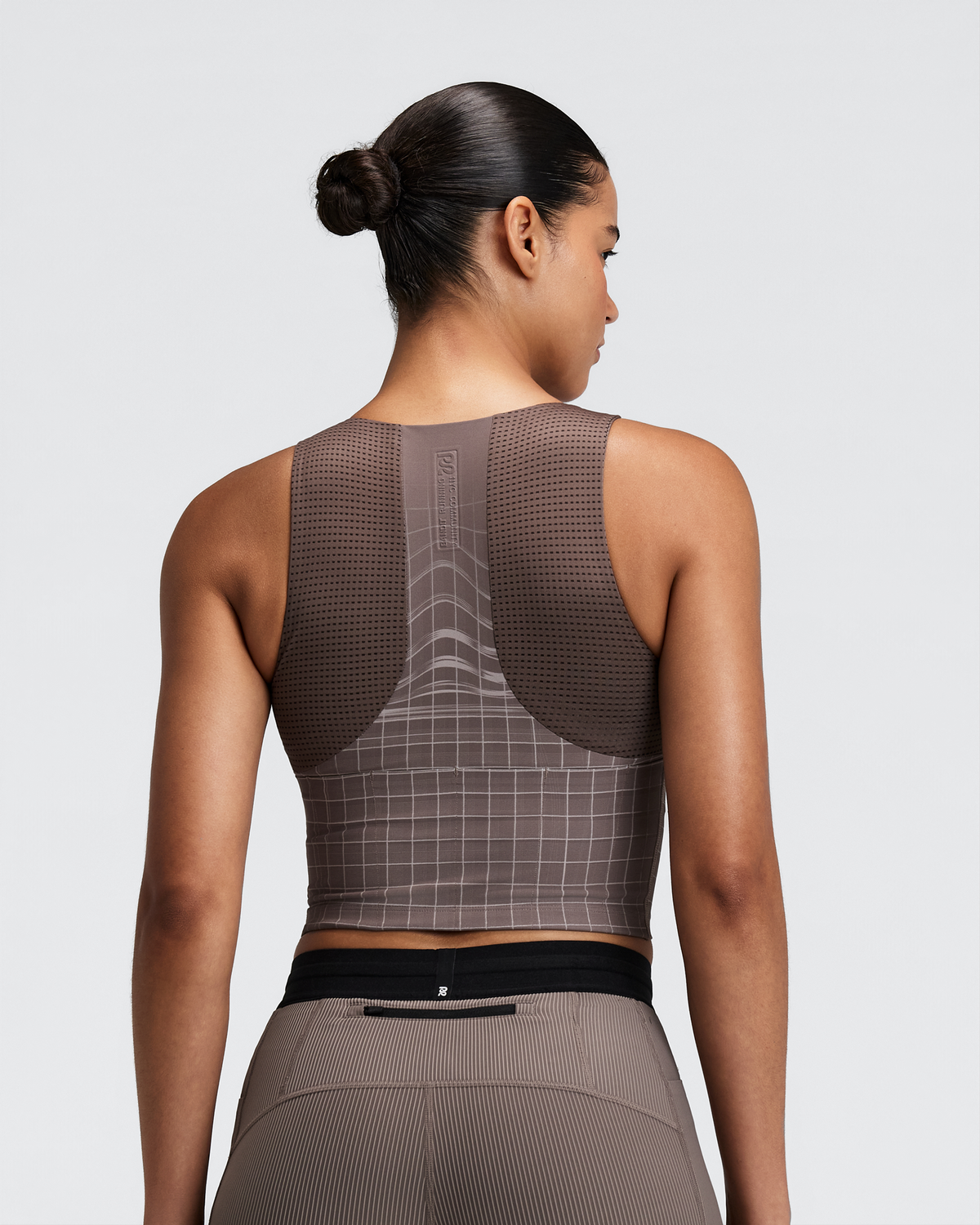 Women's Vanisher™ Square Neck Race Crop - Cocoa