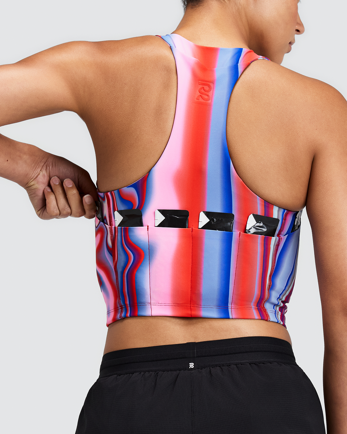 Women's Vanisher™ Race Crop - Melted Stripe Gradient