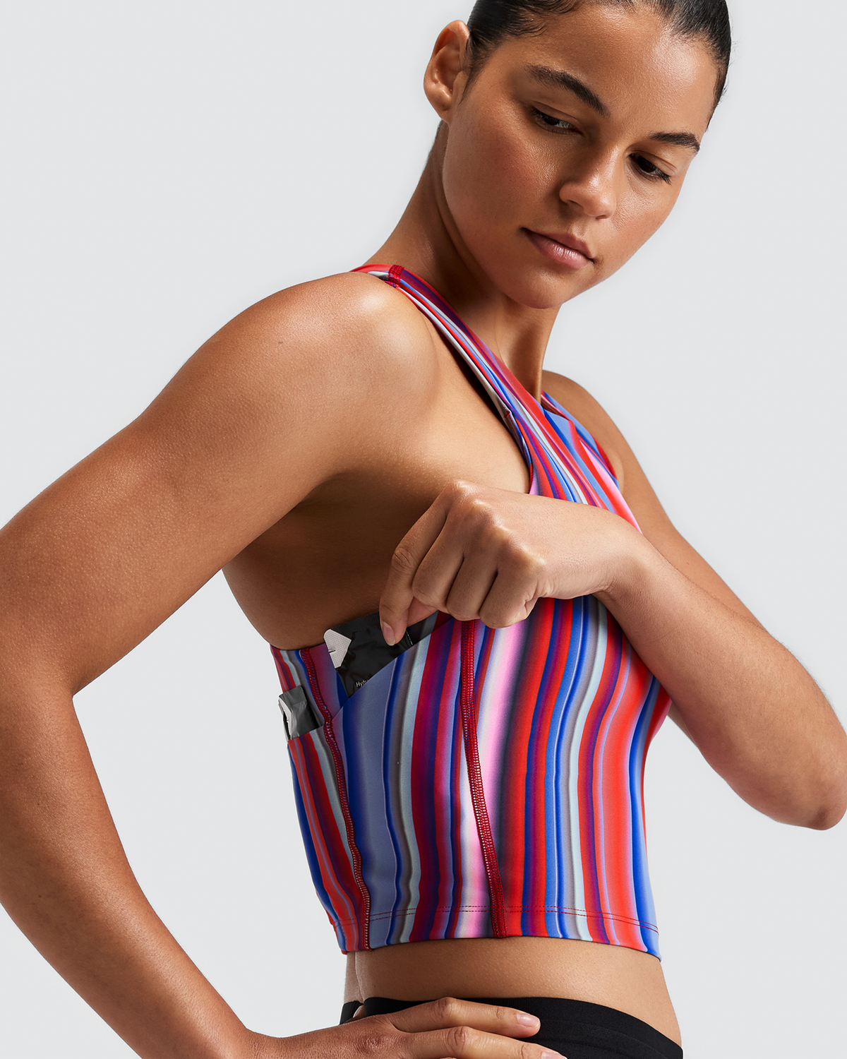 Women's Vanisher™ Race Crop - Melted Stripe Gradient