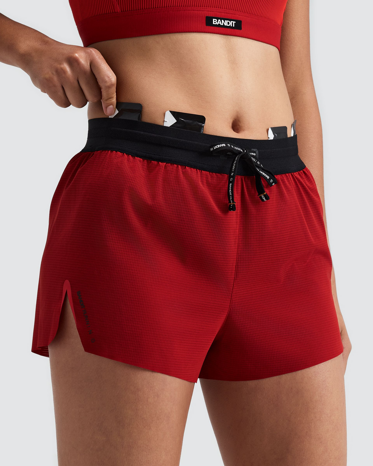 Women's RipSpeed™ 3" Split Shorts - Oxide Red