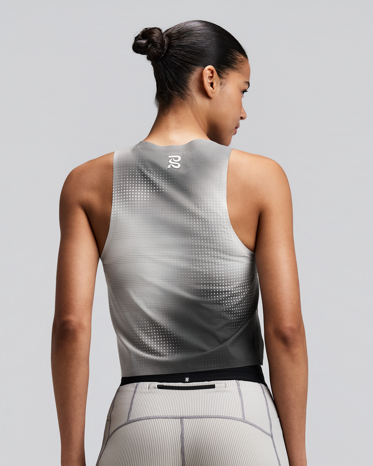 Women's CoolGrid™ Race Singlet - Slate Multi