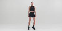 Thumbnail of Striped Cadence™ Vaso Race Crop - Black / Fig