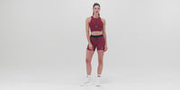 Thumbnail of Gridlock™ Zip Front Race Crop - Berry