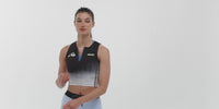 Thumbnail of Ares™ Zip Front Race Crop - Black Gradient