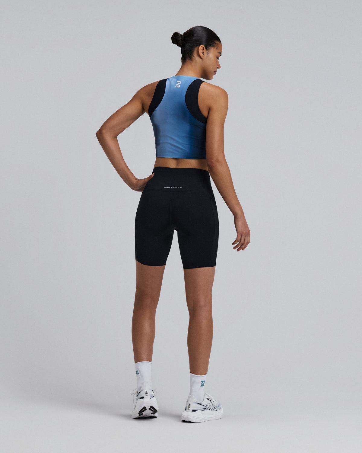 Lite Run™ Ribbed Quarter Socks - Tranquil Blue (2 Pack)