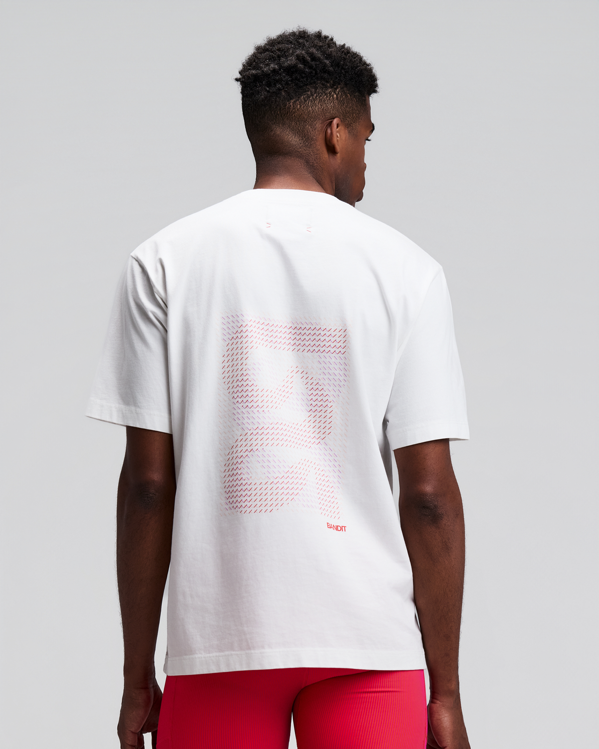 Unisex Cotton Tee - Karel Crosshatch Current