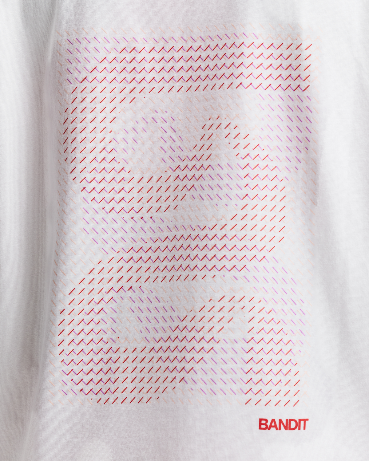 Unisex Cotton Tee - Karel Crosshatch Current