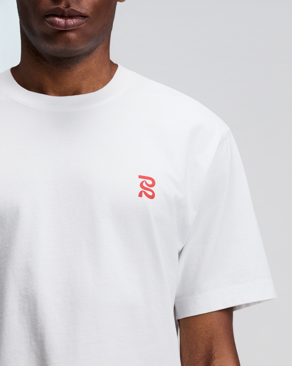 Unisex Cotton Tee - Karel Crosshatch Current