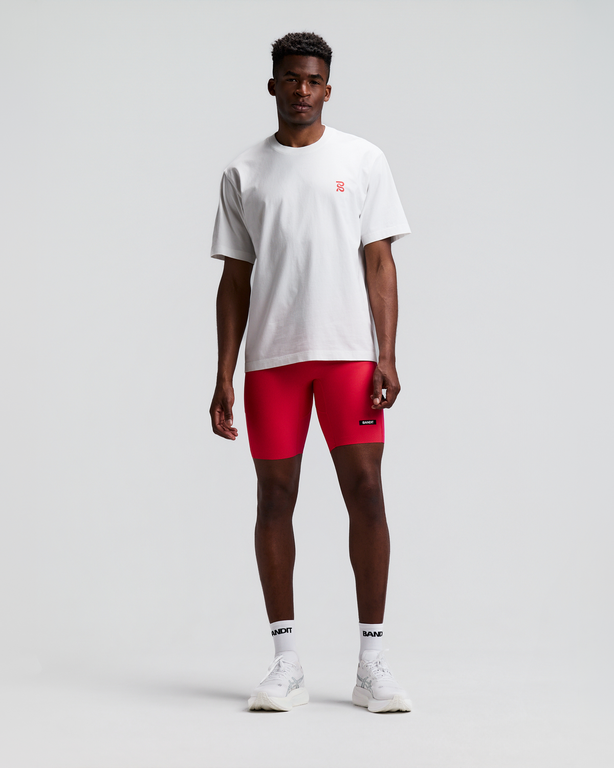 Unisex Cotton Tee - Karel Crosshatch Current