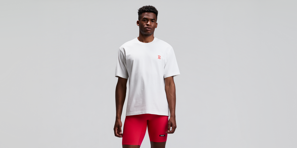 Unisex Cotton Tee - Karel Crosshatch Current
