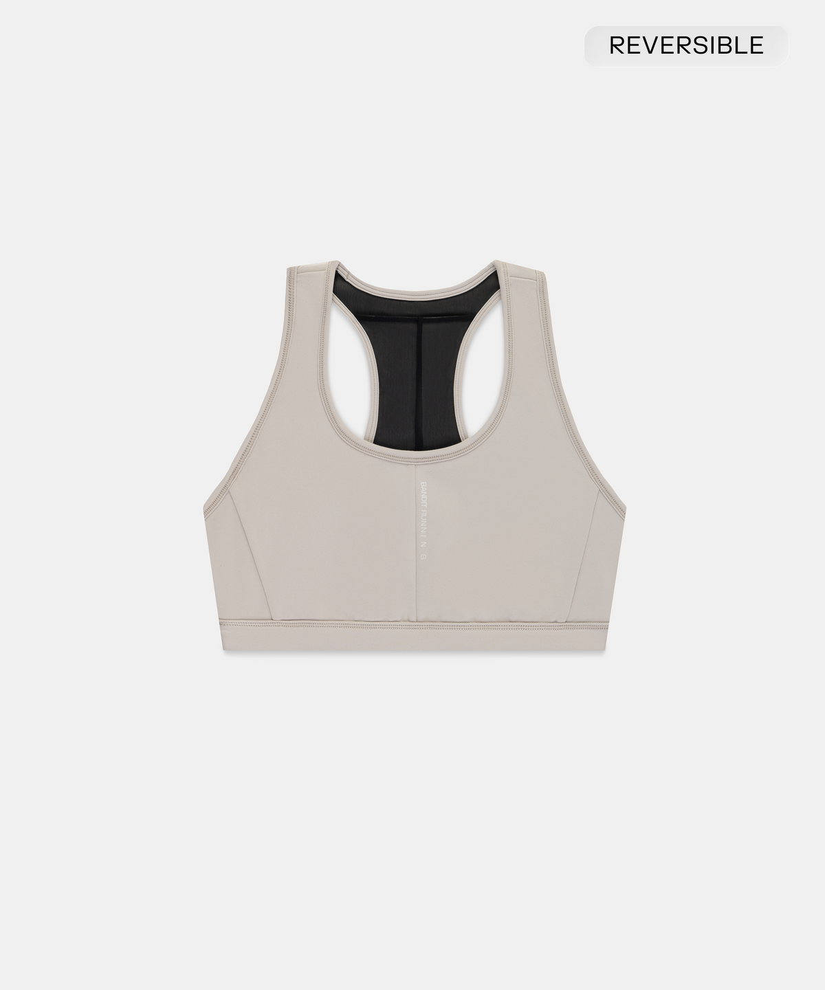 Women's Vanisher™ Reverso™ Scoop Neck Run Bra - Black / Plaster