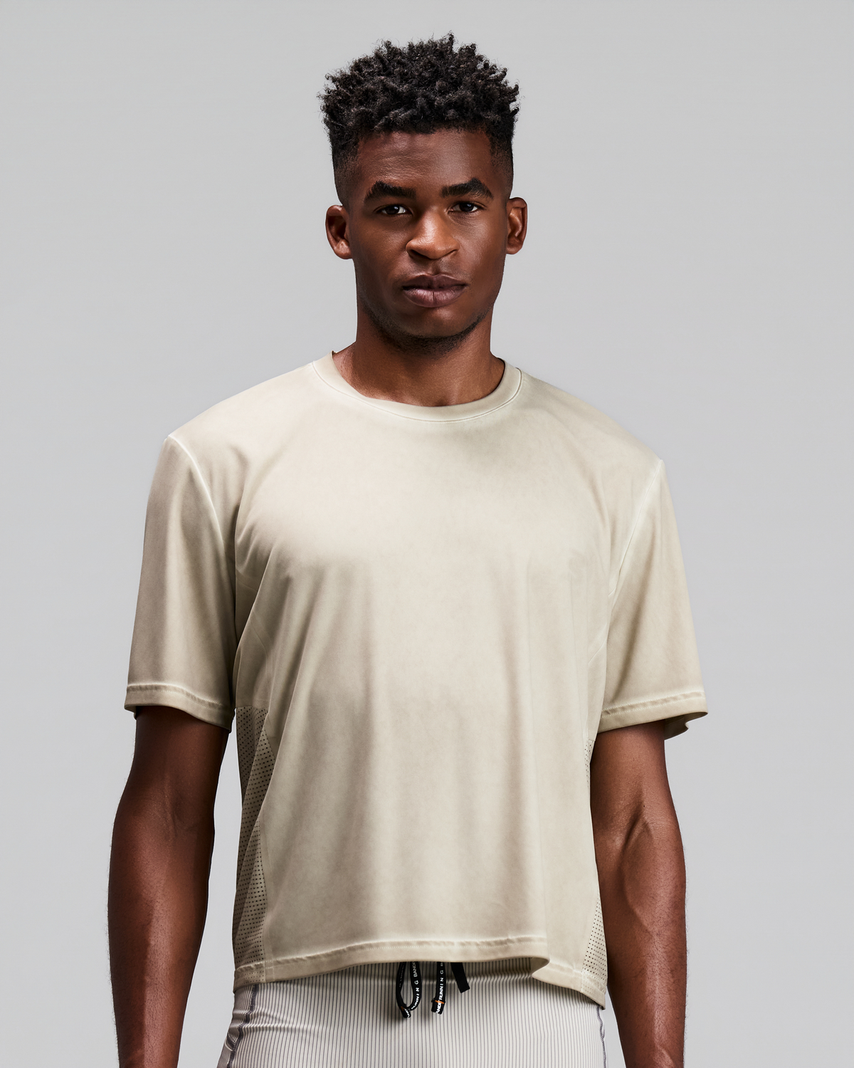 Men's FrioSoft™ Perforated Box Tee - Plaster