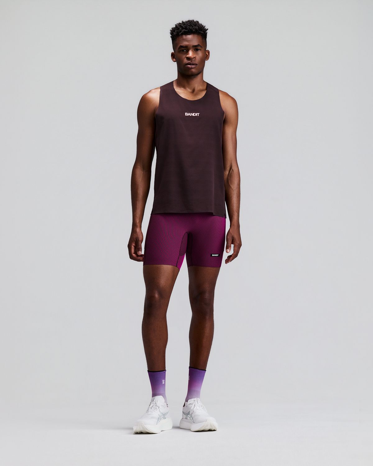 Men's CoolGrid™ Training Singlet with Flopack™ - Espresso